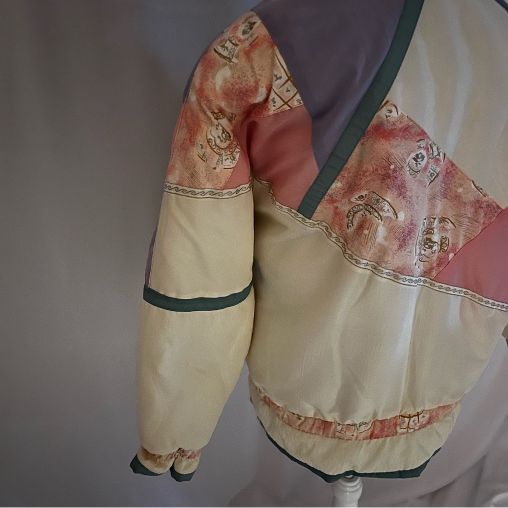 Vintage 1980s Patchwork Puffer Jacket - image 6